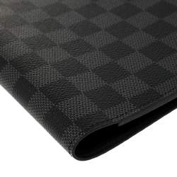 Pre Owned Louis Vuitton Damier Graphite Canvas Agenda Cover
