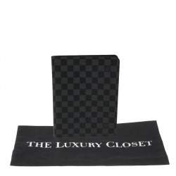 Pre Owned Louis Vuitton Damier Graphite Canvas Agenda Cover