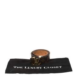 مملوكة مسبقًا حزام لوي فيتون حروف شعار أولية كانفاس مونوغرامي 85 سم