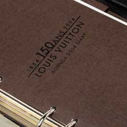 Pre Owned Louis Vuitton Taiga Leather Medium Ring Agenda Cover