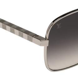 مملوكة مسبقًا نظارة شمسية لوي فيتون Z0260U افياتور متدرجة أسود / فضي متدرج