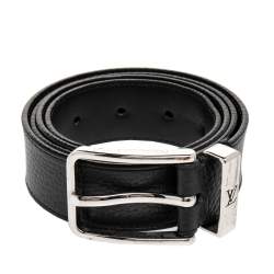Louis Vuitton Pont Neuf Belt 35 MM Black Leather ref.749633 - Joli Closet