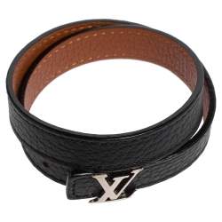 Pre Owned Louis Vuitton Bicolor LV Initials Reversible Bracelet