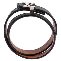 Pre Owned Louis Vuitton Bicolor LV Initials Reversible Bracelet