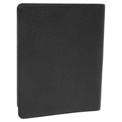 Louis Vuitton Black Taiga Leather Desk Agenda Cover