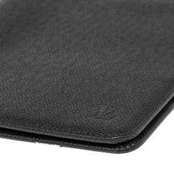 Louis Vuitton Black Taiga Leather Desk Agenda Cover