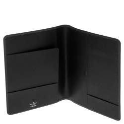 Louis Vuitton Black Taiga Leather Desk Agenda Cover