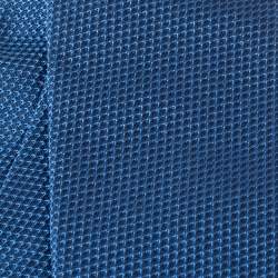 Pre Owned Louis Vuitton Patterned Blue Shiny Silk Tie