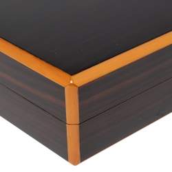 Pre Owned Louis Vuitton Brown Mahogany Wood Travel Cigar Case