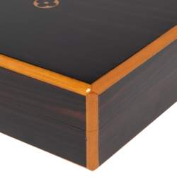 Pre Owned Louis Vuitton Brown Mahogany Wood Travel Cigar Case