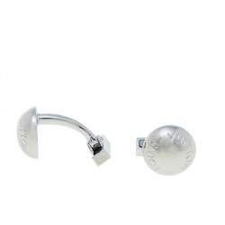 Louis Vuitton Sterling Silver Round Cufflinks