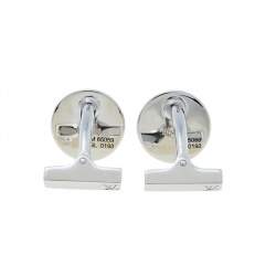 Louis Vuitton Sterling Silver Round Cufflinks