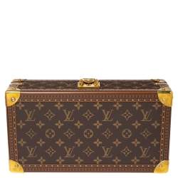 Pre Owned Louis Vuitton Monogram Canvas 8 Watch Case