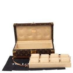 Pre Owned Louis Vuitton Monogram Canvas 8 Watch Case