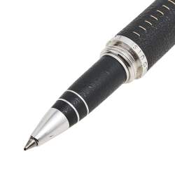 Louis Vuitton Black Leather Gold Tone Doc Rollerball Pen