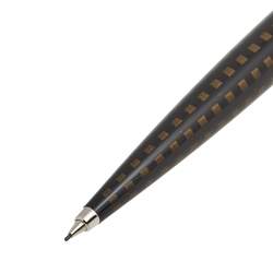Louis Vuitton Jet Ligne Black Brown Check Lacquer Mechanical Pencil