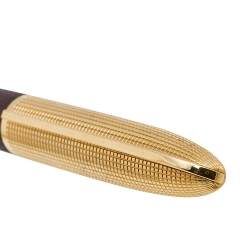 Louis Vuitton Burgundy Leather Gold Tone Doc Fountain Pen