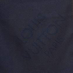 Louis Vuitton Navy Blue Damier Geant Wool Messager Scarf 