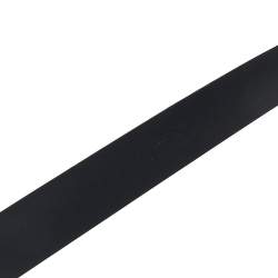 Louis Vuitton Black Leather Neogram Belt 75 CM