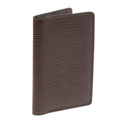 Pre Owned Louis Vuitton Brown Epi Leather Pocket Organiser
