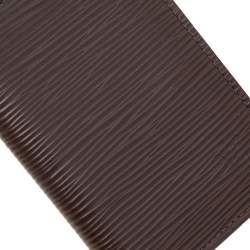 Pre Owned Louis Vuitton Brown Epi Leather Pocket Organiser