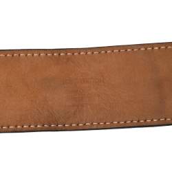 Pre Owned حزام لوي فيتون ال دورادو جلد أسود 110 سم