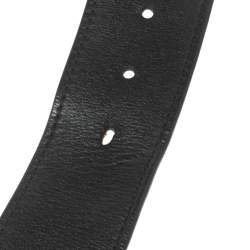 Pre Owned حزام لوي فيتون ال دورادو جلد أسود 110 سم