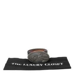 Pre Owned حزام لوي فيتون ال دورادو جلد أسود 110 سم