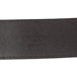 مملوكة مسبقًا Louis Vuitton Damier Ebene Canvas LV Initiales Belt 100CM