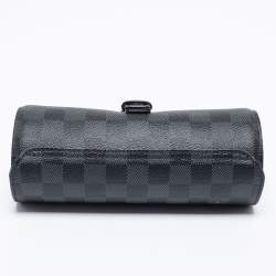 Pre Owned Louis Vuitton Damier Graphite Canvas Watch Case