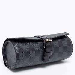 Pre Owned Louis Vuitton Damier Graphite Canvas Watch Case