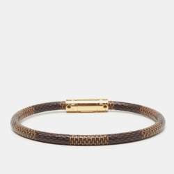 مملوكة مسبقًا Louis Vuitton Brown Damier Canvas Keep It Bracelet