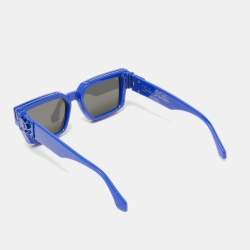 Pre Owned Louis Vuitton Royal Blue/ Grey 1.1 Millionaires Square Sunglasses