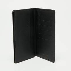 Pre Owned Louis Vuitton Black Epi Leather Checkbook Wallet