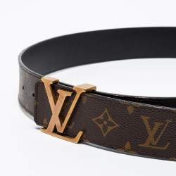 Pre Owned Louis Vuitton Monogram Canvas 40MM Reversible Belt 95CM