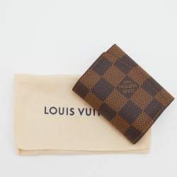 Louis Vuitton Palladium Finish Damier Square Cufflinks