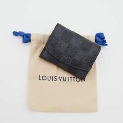 Louis Vuitton Palladium Finish Monogram Round Cufflinks