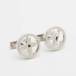 LOUIS VUITTON LV Catch Cufflinks Silver 937739