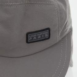 Louis Vuitton Grey Shimmer Coated Space Mission Cap