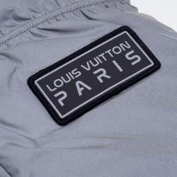 مملوكة مسبقًا قفازات لوي فيتون سبيس ميشن قماش صناعي رصاصي