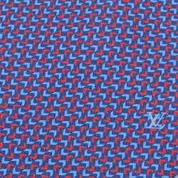 مملوكة مسبقًا Louis Vuitton Blue Arrow Print Silk Tie 