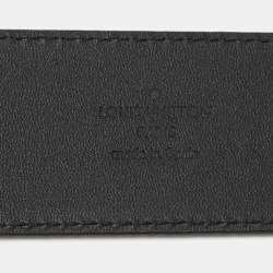 مملوكة مسبقًا Louis Vuitton Damier Graphite Canvas LV Initiales Belt 95 CM