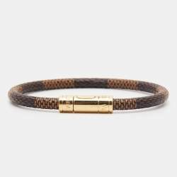 Louis Vuitton Damier Ebene Canvas Brown Pull It Bracelet Louis Vuitton |  The Luxury Closet