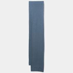 Louis Vuitton Damier Cobalt Cashmere Knit Scarf (SHF-23236) – LuxeDH