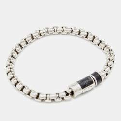 Louis Vuitton Monogram Monogram Chain Bracelet, Silver, L
