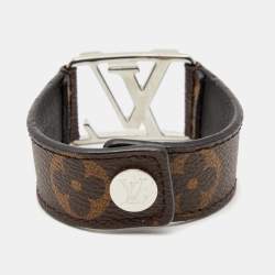 Louis Vuitton Brown Monogram Hockenheim Bracelet 19