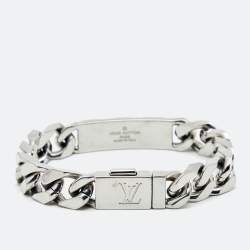 مملوكة مسبقًا Louis Vuitton Palladium Finish Monogram Chain Bracelet