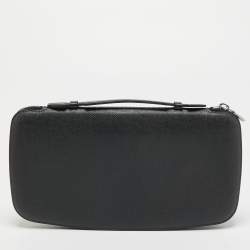 Pre Owned Louis Vuitton Black Taiga Leather Atoll Travel Organizer