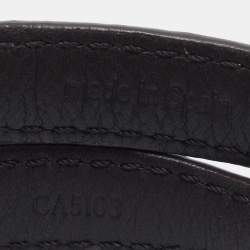 Pre Owned Louis Vuitton Brown Damier Ebene Sign It Double Wrap Bracelet 19