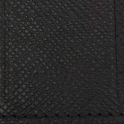 مملوكة مسبقًا Louis Vuitton Black Taiga Leather Luggage Name Tag